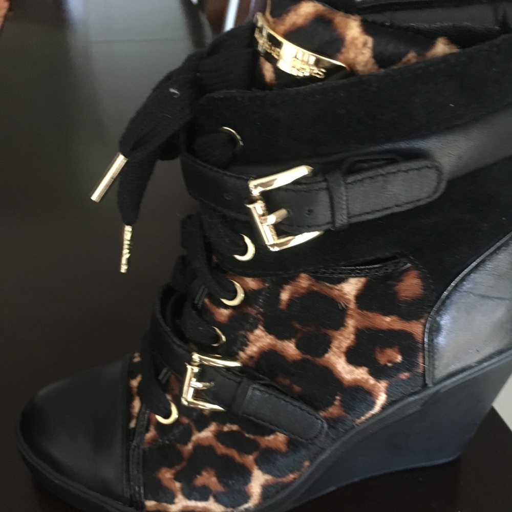 Michael kors leopard boots!